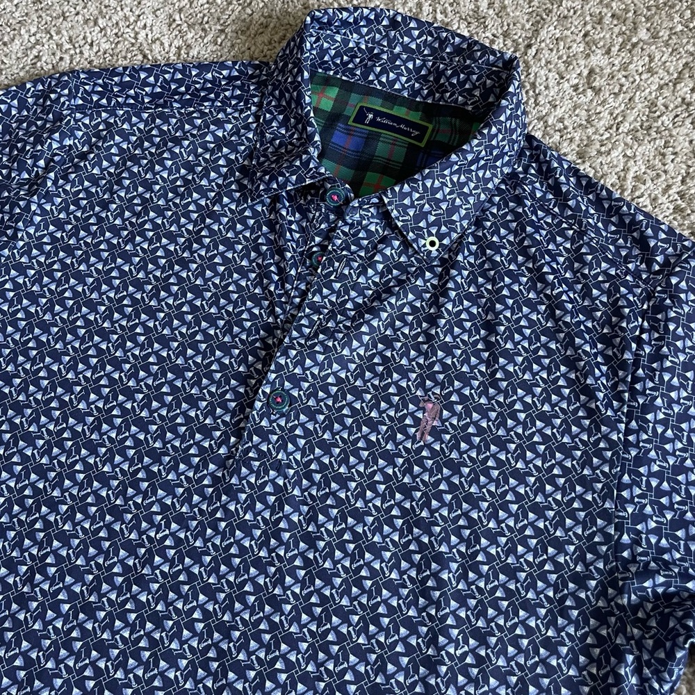 William Murray Golf Short Sleeve Martini Golf Polo